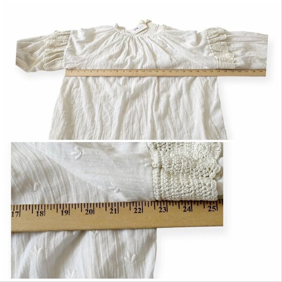 Ulla Johnson Nila Blouse in Natural, ‎ Size 2, New with tag - Picture 13 of 15